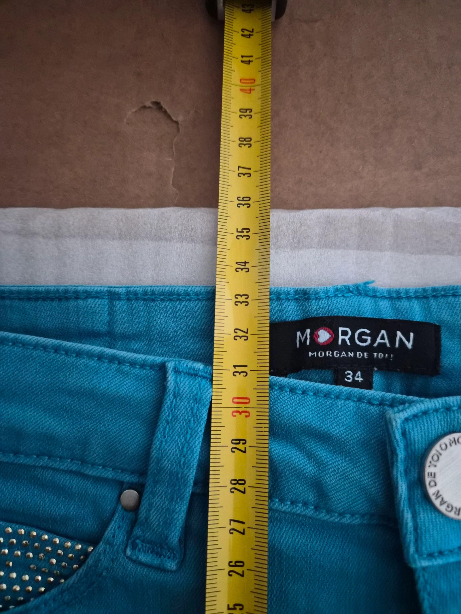 Short turquesa Morgan tamanho 34/XS – photo 18